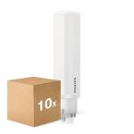 Mehrfachpackung 10x Philips CorePro PL-C LED 6.5W 770lm - 840 Kaltweiß | Ersatz Für 18W