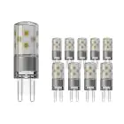 Mehrfachpackung 10x Noxion Bolt LED Capsule G9 3.8W 470lm - 827 Extra Warmweiß | Ersatz für 40W