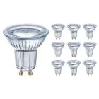 Mehrfachpackung 10x Ledvance Performance LED-Spot Reflektor GU10 PAR16 4.3W 350lm 120D - 827 Extra Warmweiß | Ersatz für 30W